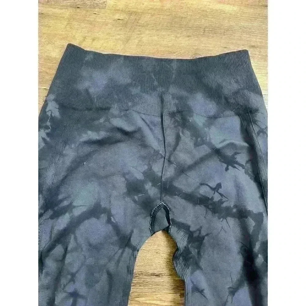 Lululemon Flow & Go Crop Women's 10 High Rise Seamless Leggings Tie Dye - Picture 3 of 11